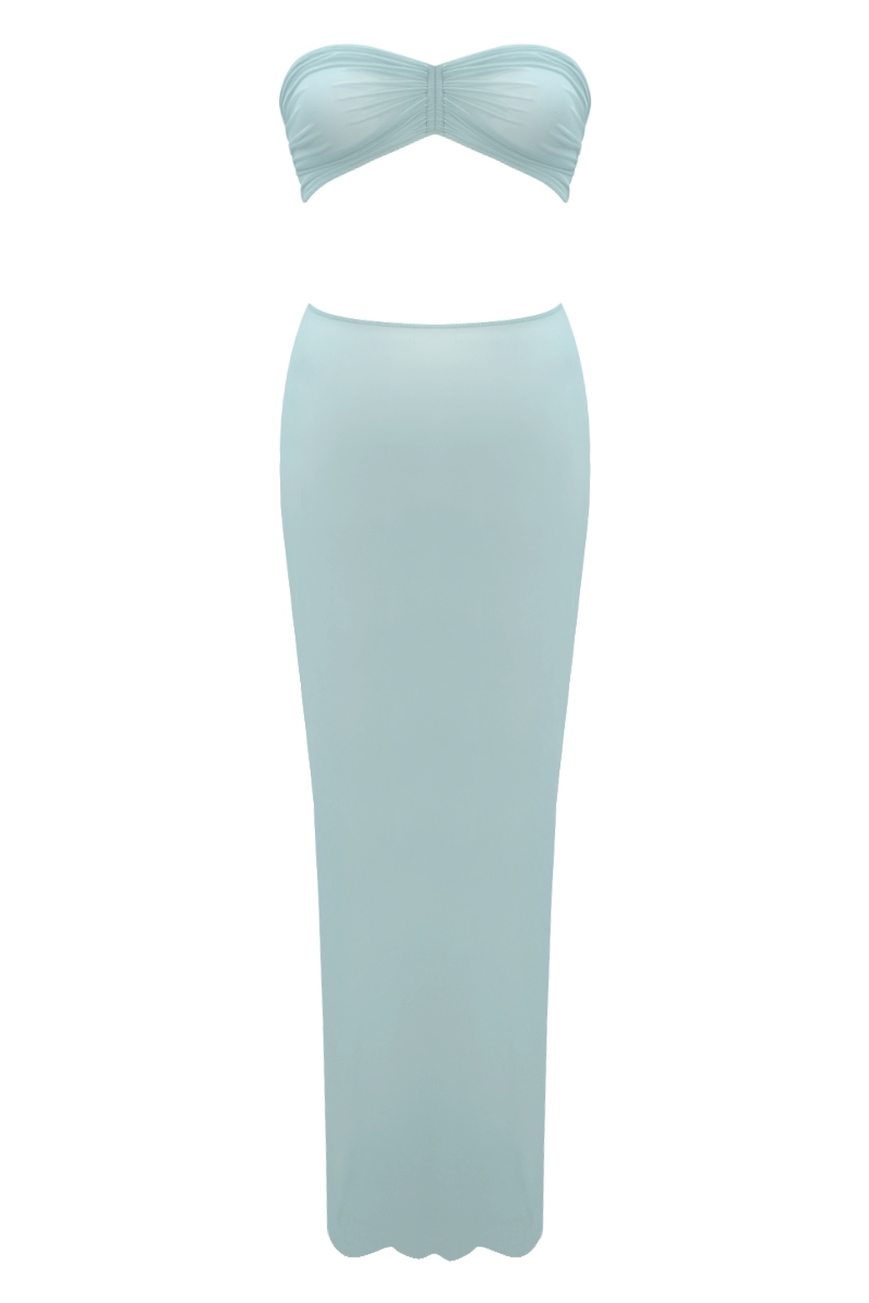 COUVERTURES VERT MENTHE/GINKO - CORD SET CHERIE