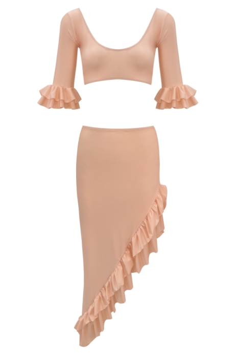 COPRICOSTUMI SALMONE - CORD SET SOLANGE