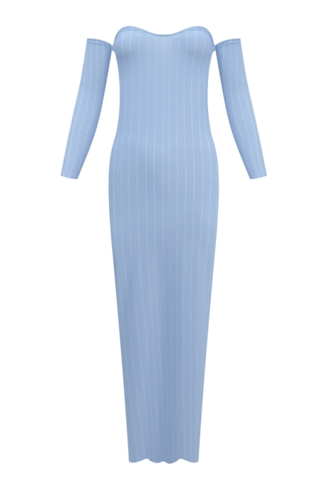 ROBE BLEU POUDRE - MAIKA