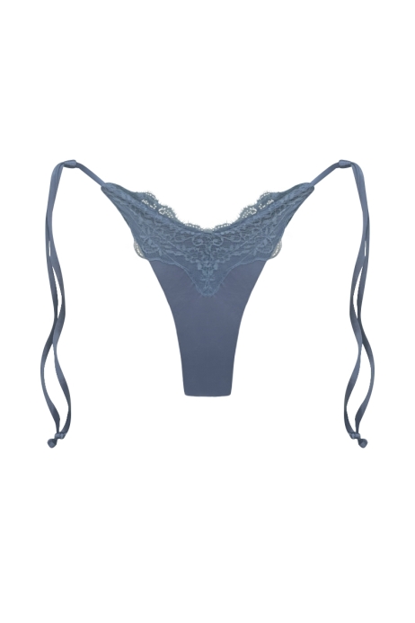 BIKINI ROUGE CORAIL OUTLET - SLIP PIZZO MACRAMÈ 2