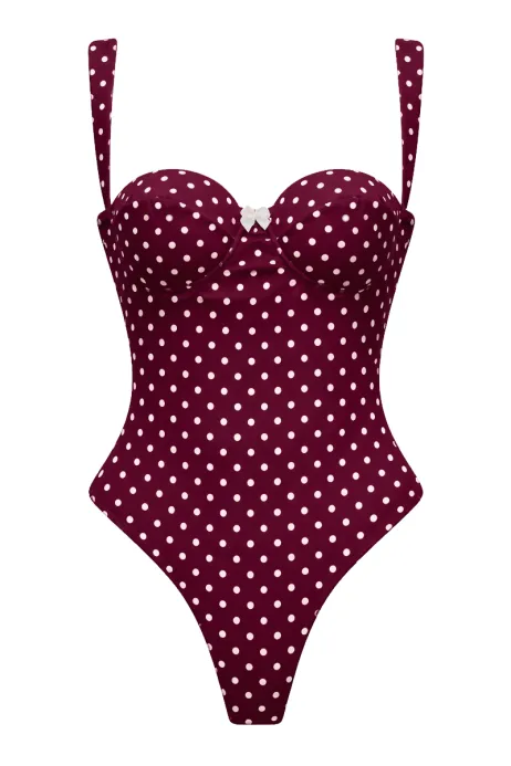 CELISIA ONE-PIECE - BORDEAUX