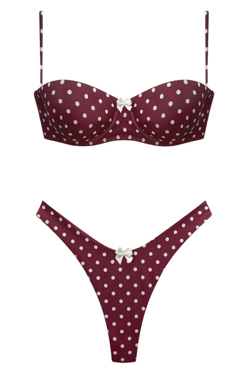BIKINI FLORISA - BORDEAUX