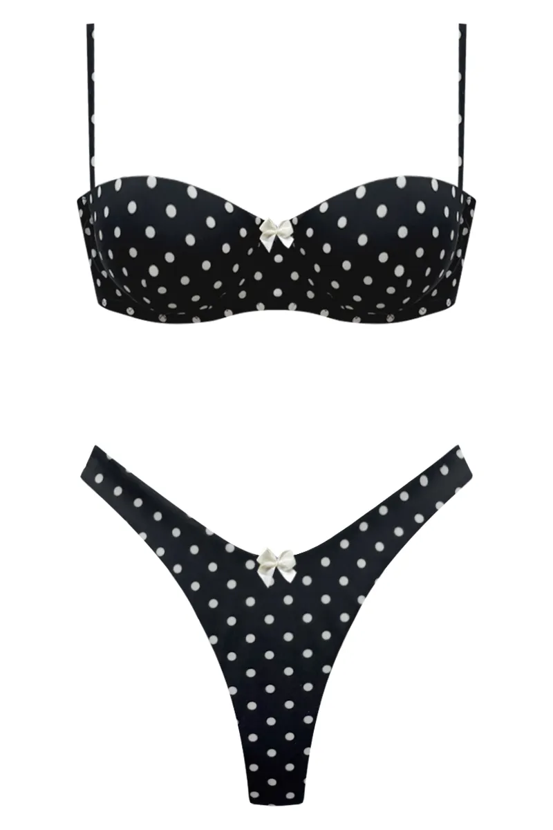 BIKINI FLORISA - NERO