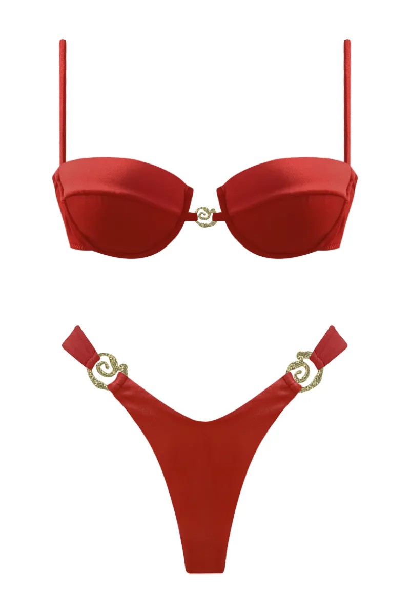 BIKINI NAILA - ROSSO